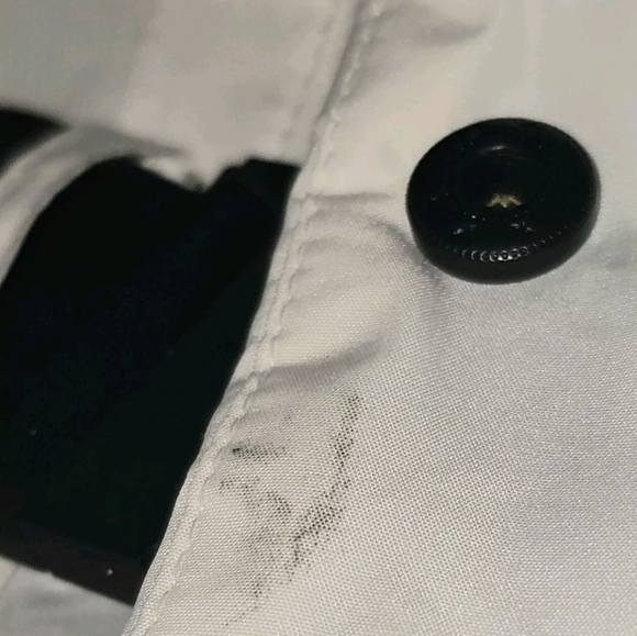 Michael Kors Women's White Winter Zipper BELT Puffer Hooded Coat Jacket Small - Picture 16 of 16